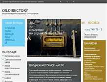 Tablet Screenshot of oildirectory.info
